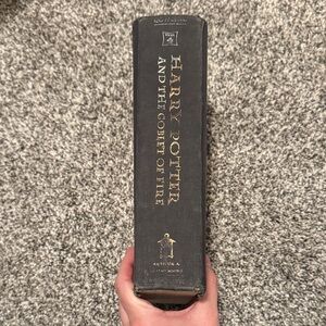Harry Potter and the Goblet of Fire - Hardcover Book (Black with Gold Lettering)